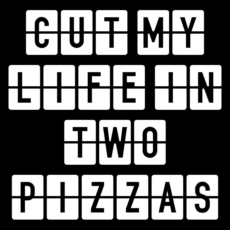 Two Pizzas – Fun Party Pizza Design
