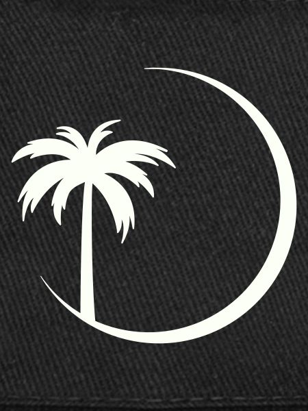 Palm Circle Silhouette