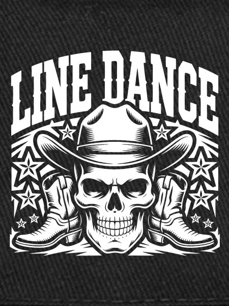 Line Dance Skull Cowboy