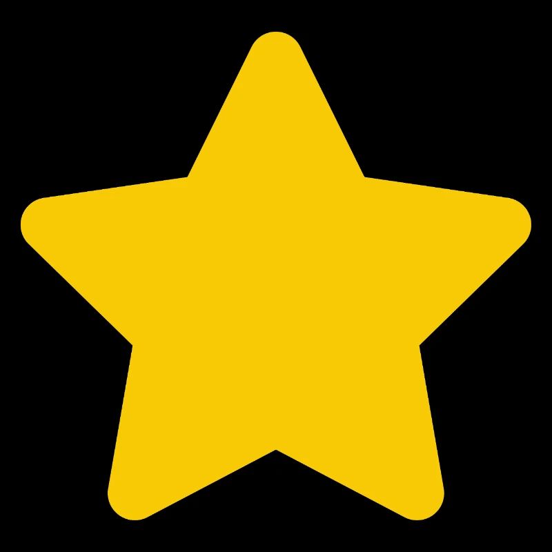 Yellow Star Accent: Simple Star