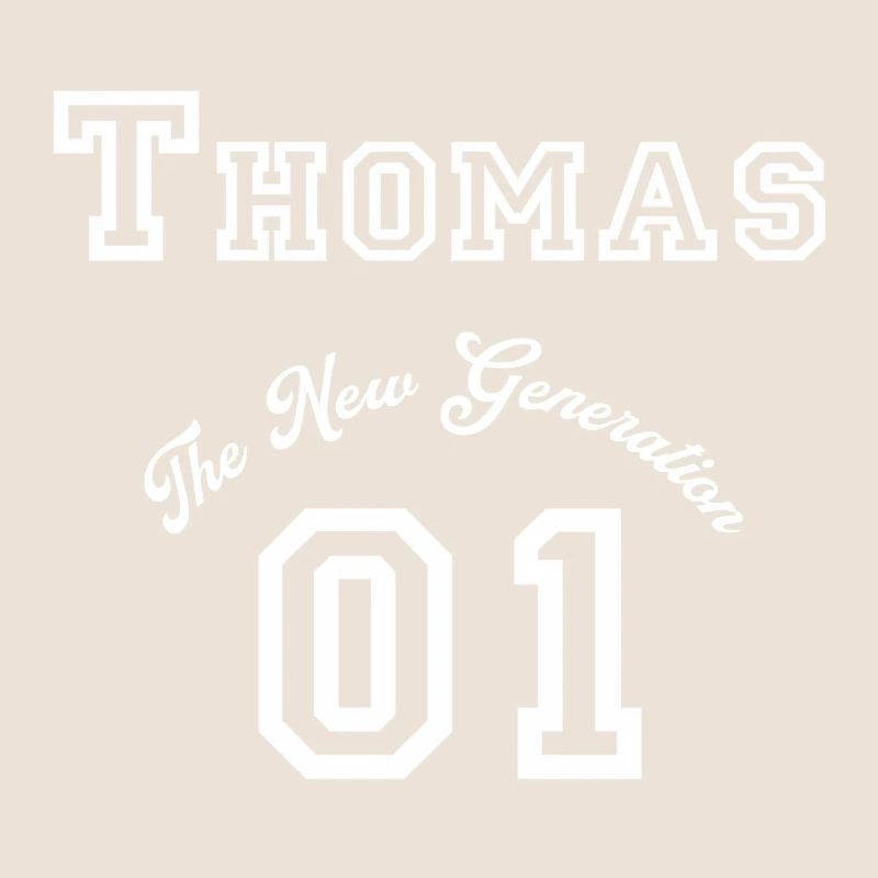 First name Thomas - white