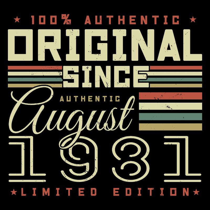 Août 1981 Retro Août 1981 Août 1981 Anniversaire