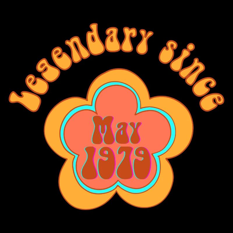 Legendary Since May 1979 Birthday Retro