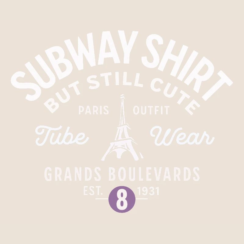 Pariser U-Bahn-Hemd Grands Boulevards