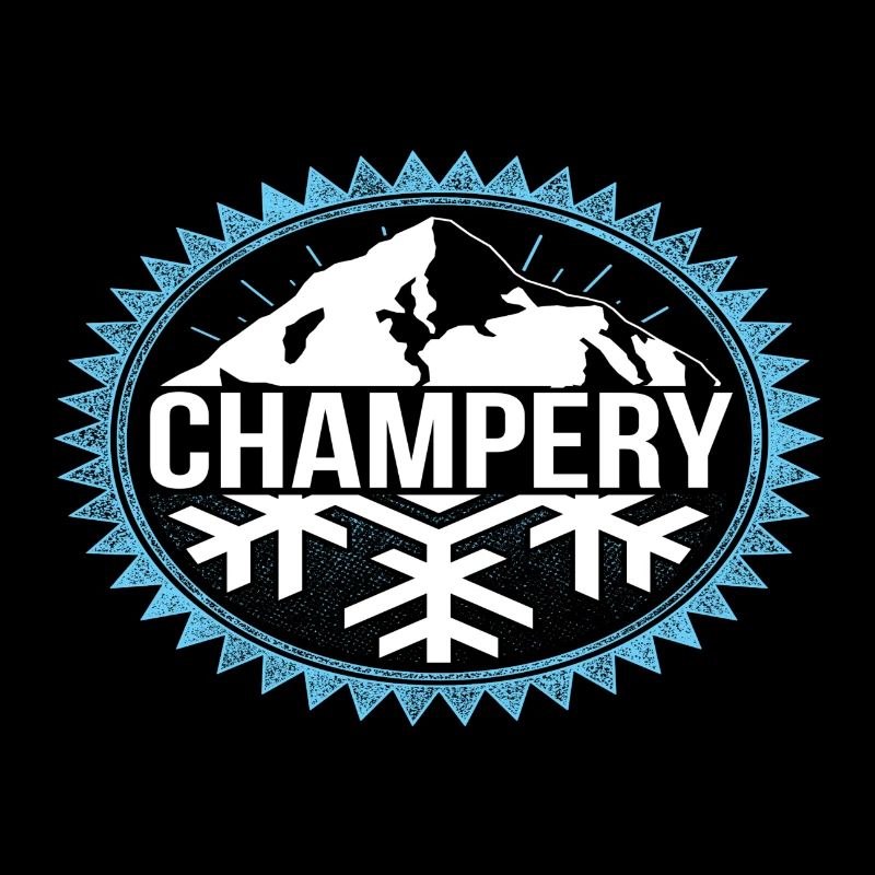 Champery montagnes d'hiver