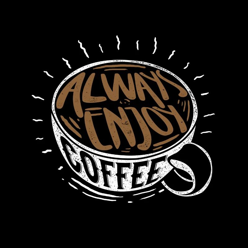 Genieße den Kaffee