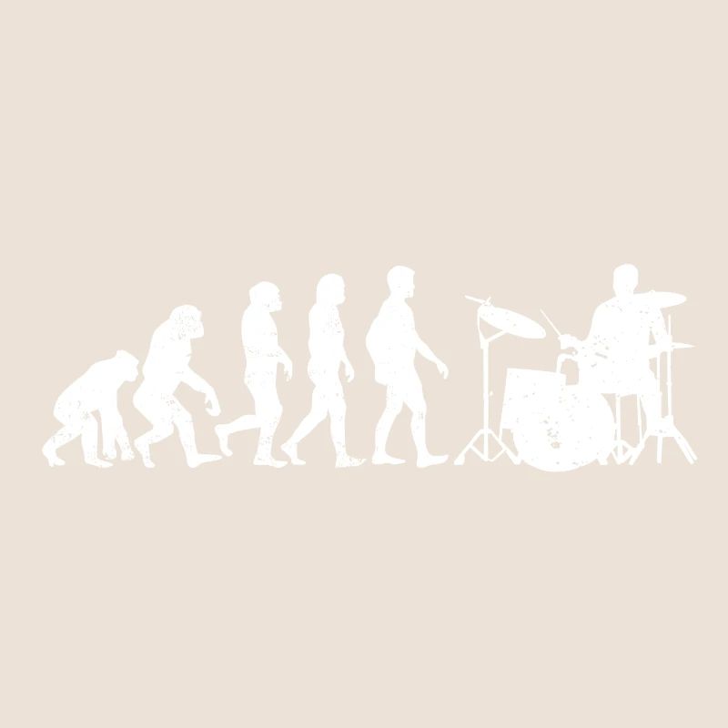 Drummer evolution schlagzeug geschenk schlagzeuger