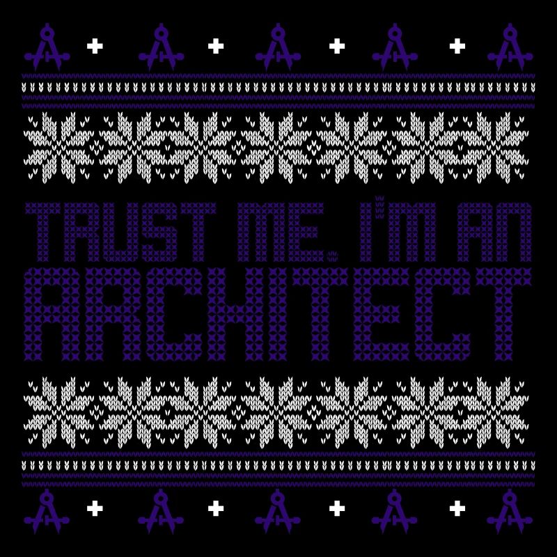 Architect ugly sweater xmas gift profession circle