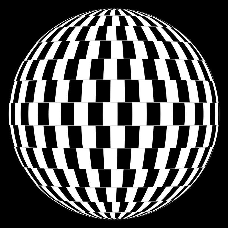 Boule formes abstraites idée cadeau