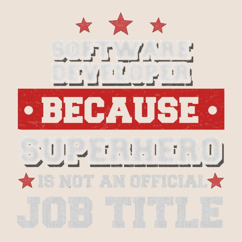 Software Developer Superhero Shirt