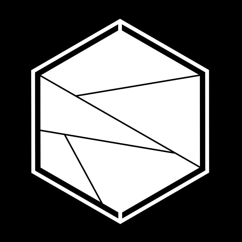 hexagone abstrait