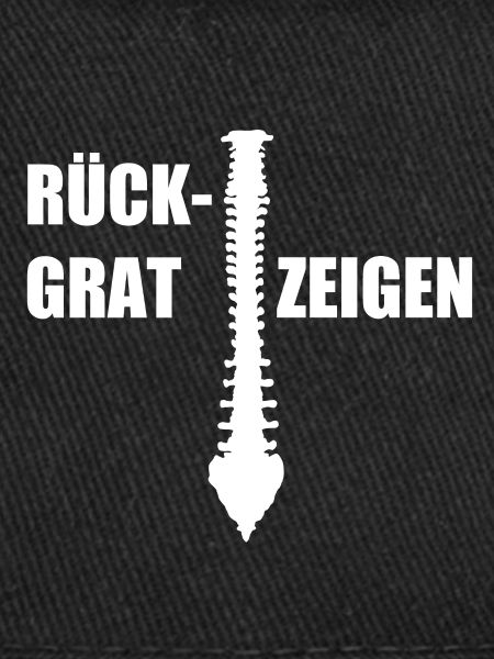 Rückgrat Zeigen