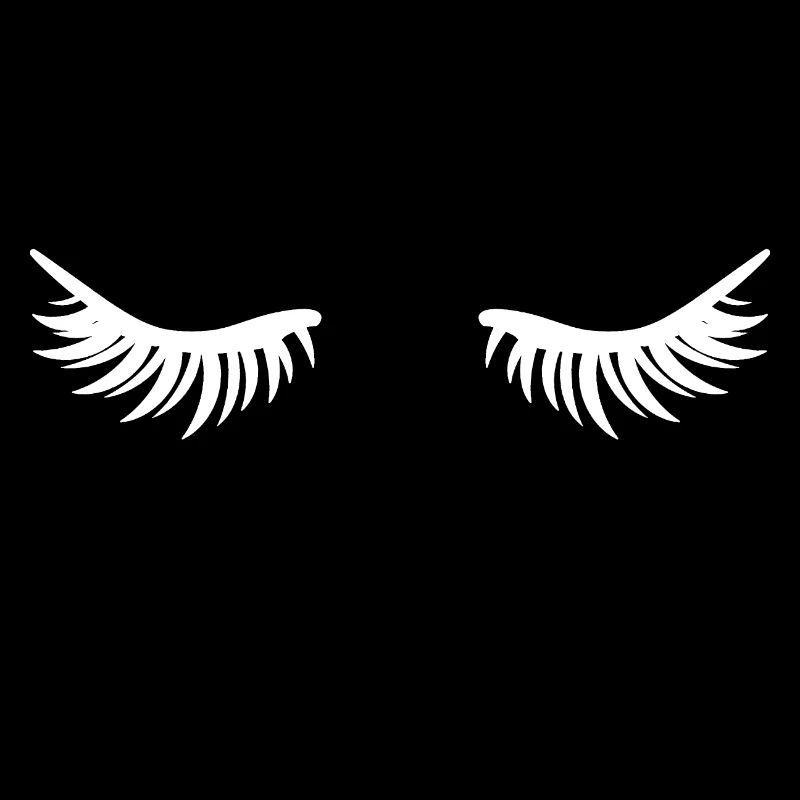 Closed eyes - eyelashes
