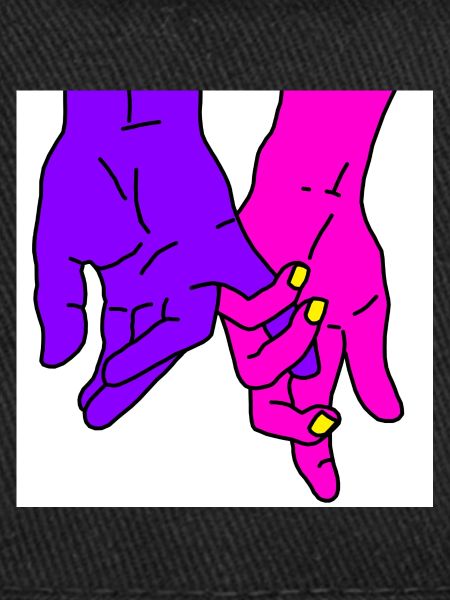 hands purple