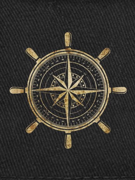 Compass in gold