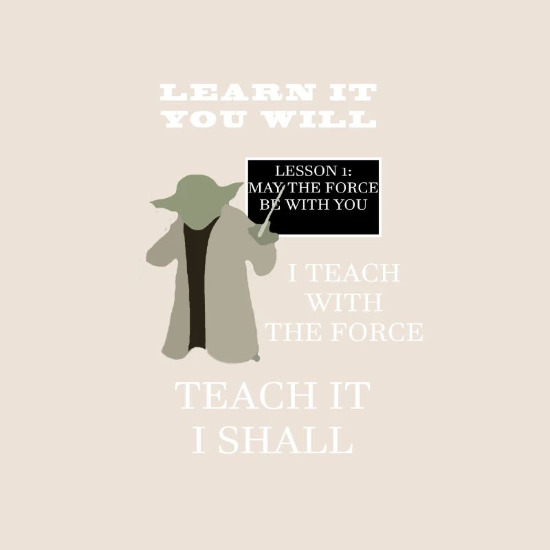Teacher tech with master Yoda
