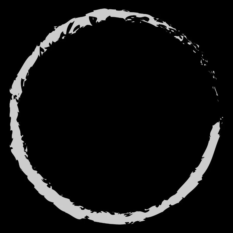 Cercle blanc pur
