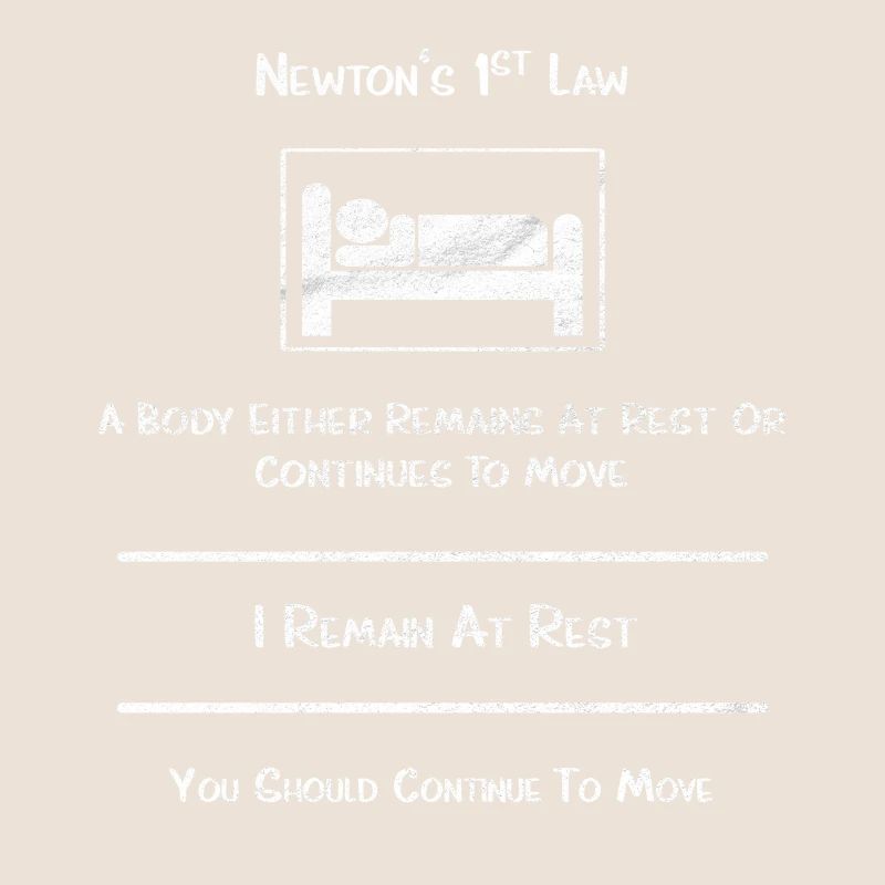 Newton's Gesetz, oder so ähnlich..