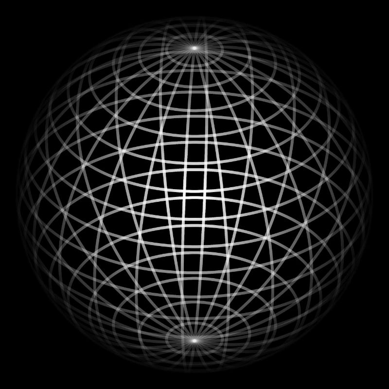 cercle / boule en blanc