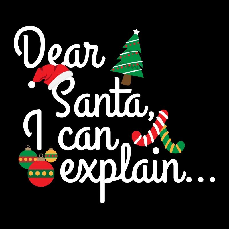 Christmas Dear Santa I can explain -Gift idea