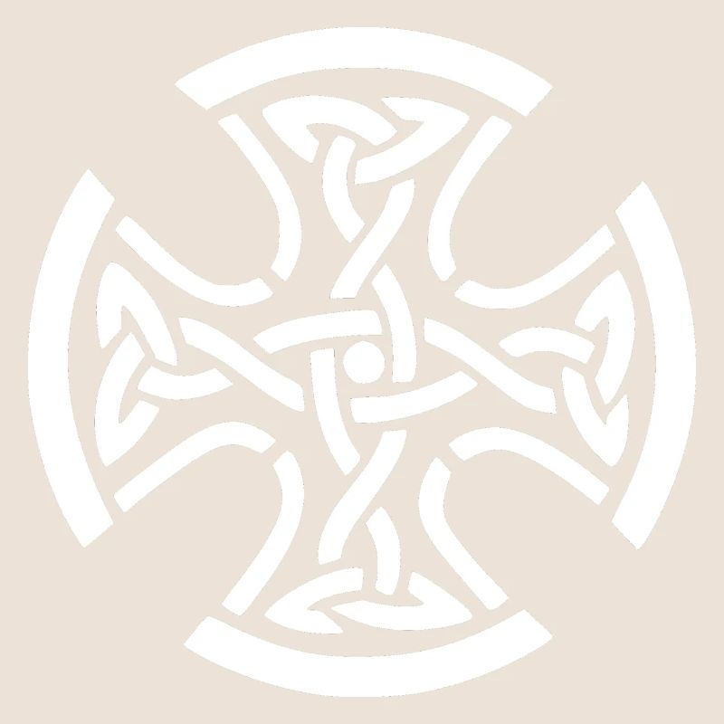CELTIC CROSS WHITE