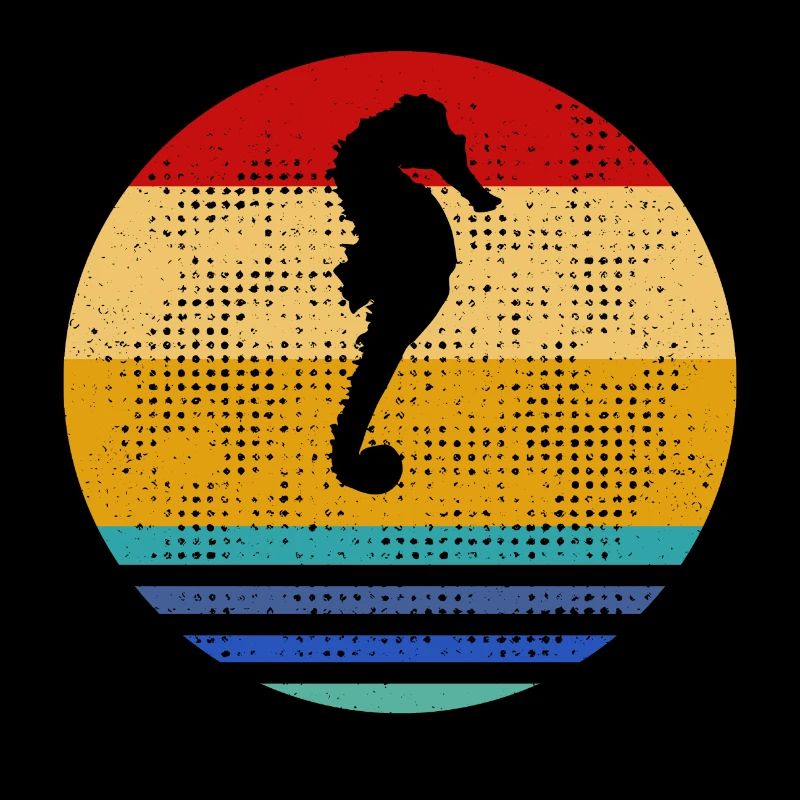 Retro Seepferd