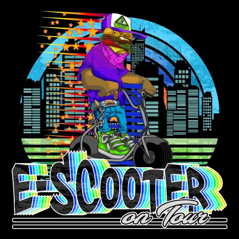 Escooter Electricscooter cool cheeseburger tour