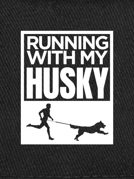 courir avec mon husky
