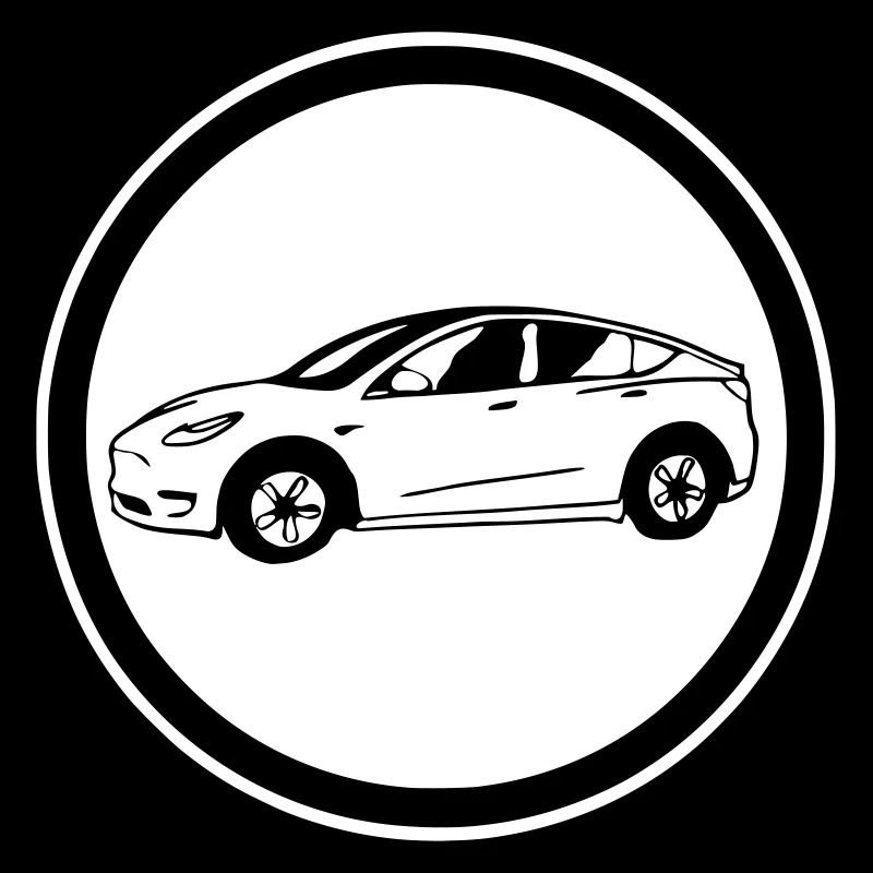 Modèle y cercle dessiné