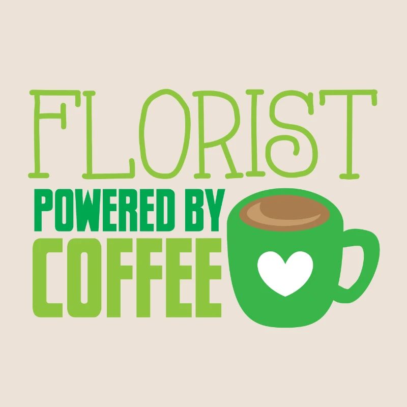 Blumengeschäft mit Kaffee