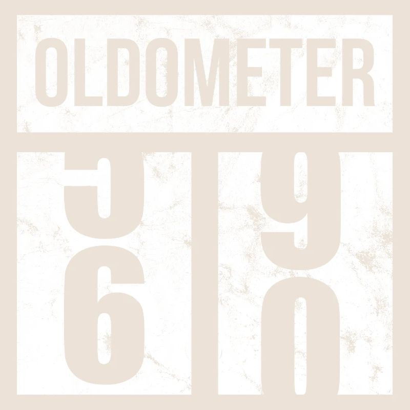 60 Oldometer 60. Geburtstagsgeschenkidee