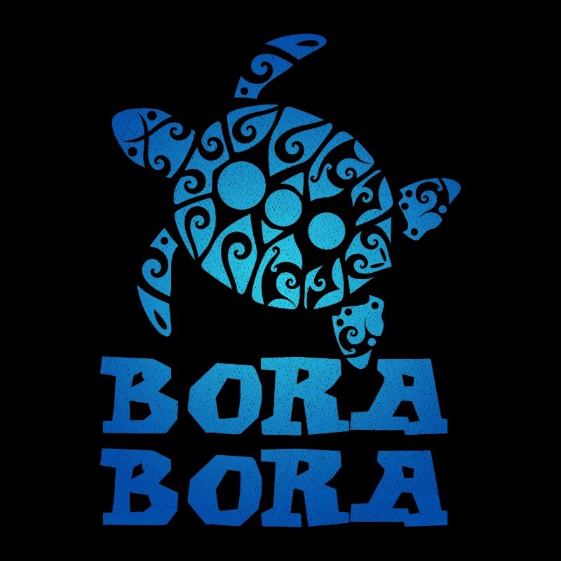 Polynesia Bora Bora Bora Turtle Tribal Tatto