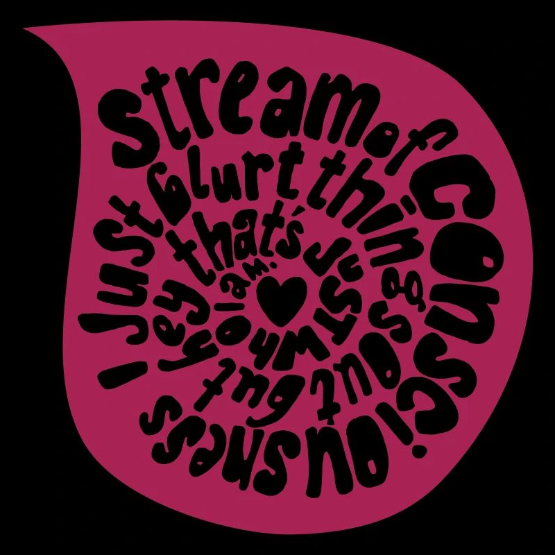 jet de conscience dans une gouttelette