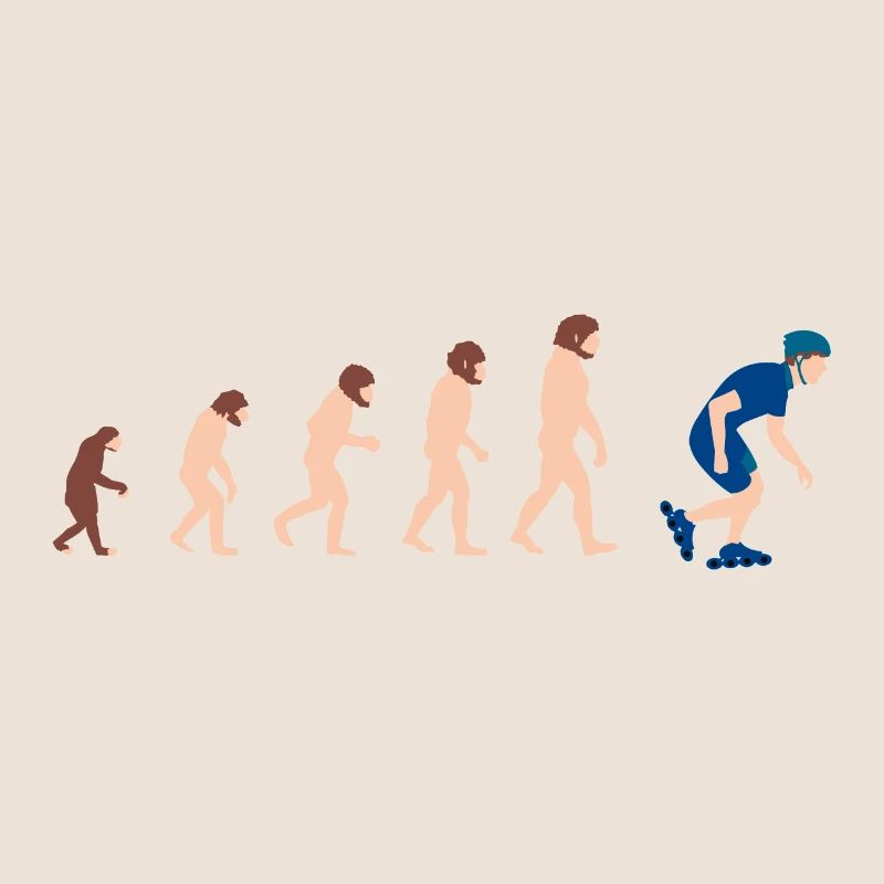 Evolution Inline Skates Idée cadeau drôle