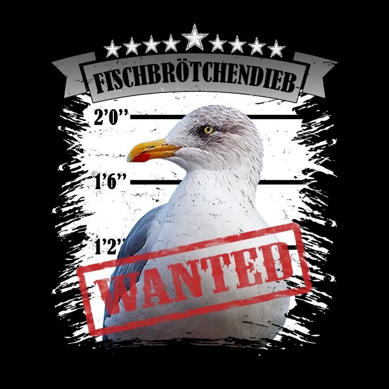 Möwe - Fischbrötchen Dieb