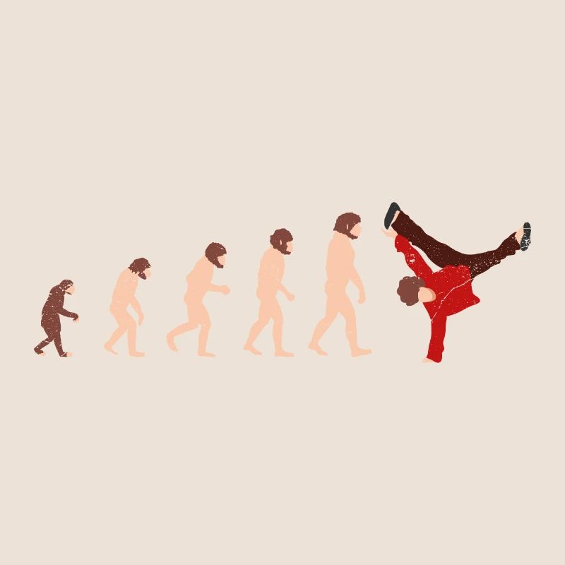 Evolution Breakdance Funny gift idea