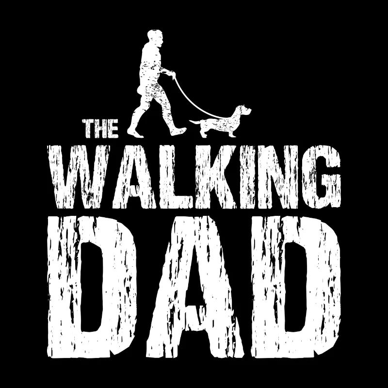 Teckel à poil dur Teckel The Walking Dad