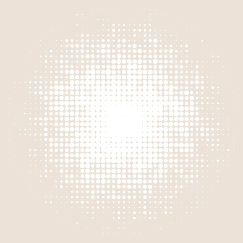 fond rond pointillé blanc
