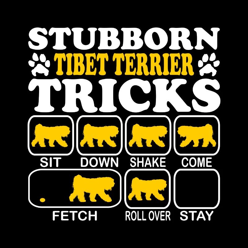 Tibétain terrier temple chien astuces têtues disant