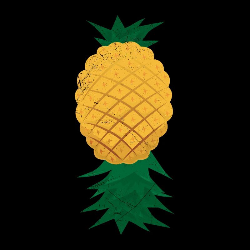 Upside Down Pineapple Fruit Lover Gift Idea