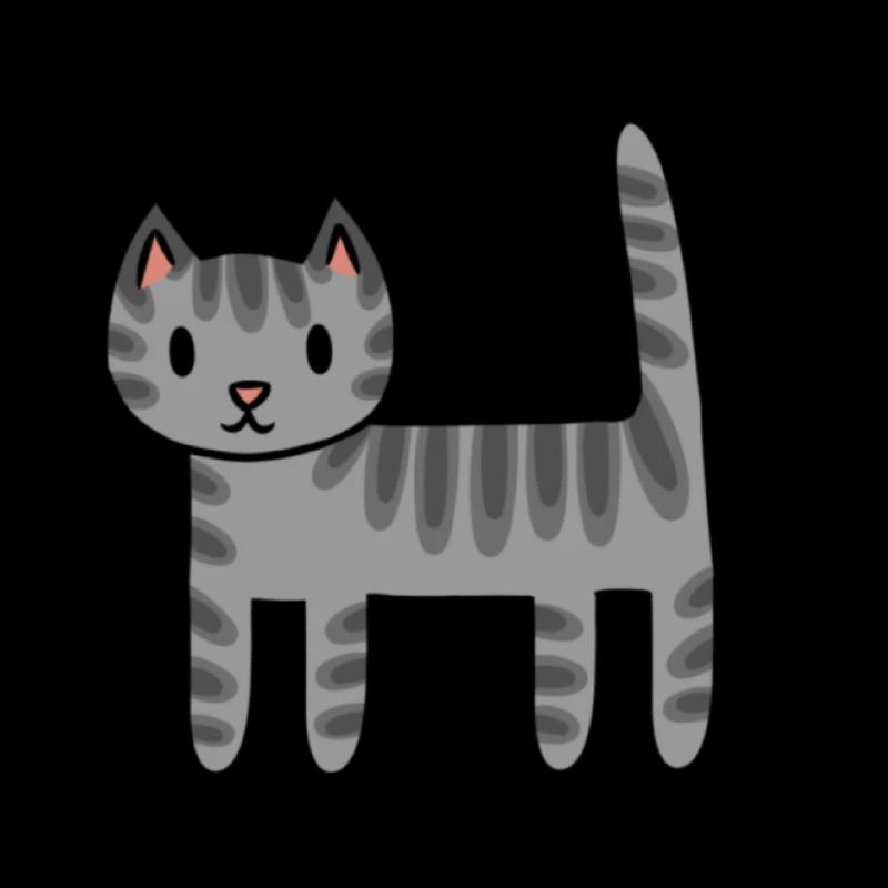 Graue Tabby-Katze