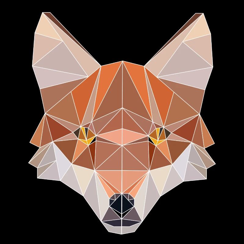 Tshirt polygonal Design Symmetrical Triangular