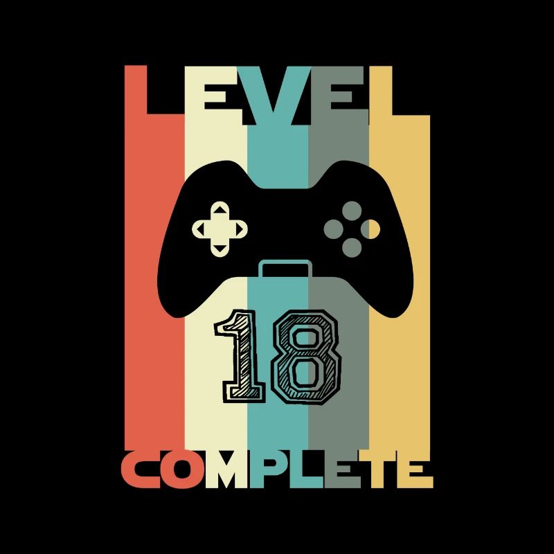Level 18 complete 18th birthday gift
