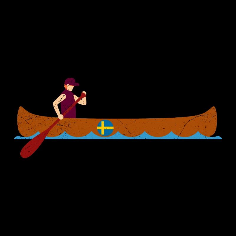 Canoë Canoë Suède Idée cadeau drôle