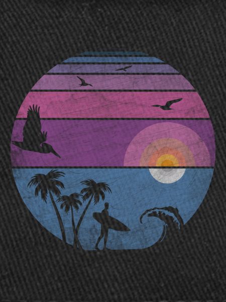 sunset surf