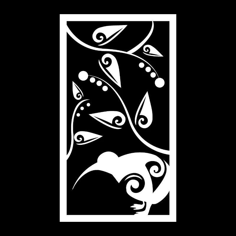 Maori Koru Kiwi Pattern Polynésie Tribal Tattoo