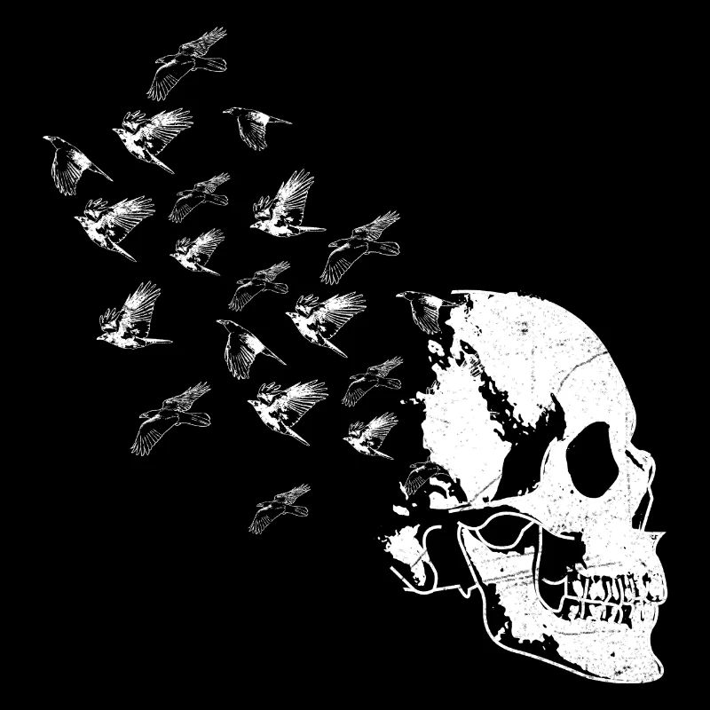 Oiseaux de corbeau odin