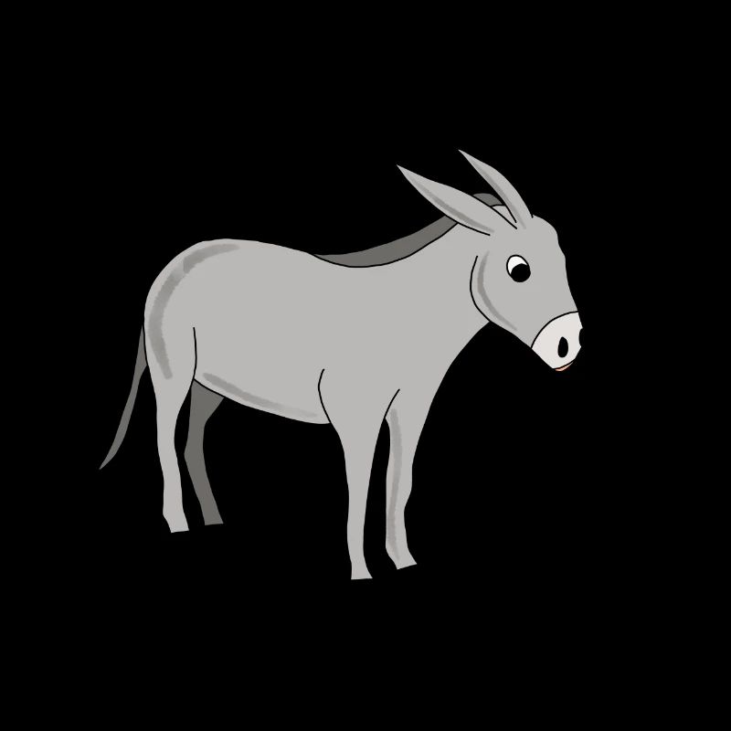 Esel *** blanko