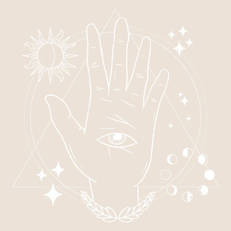 mystical design, third eye