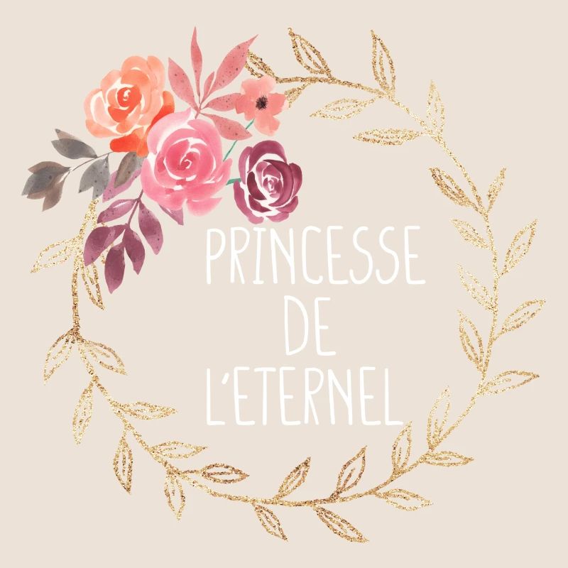 Princesse de l éternel, couronne de fleur